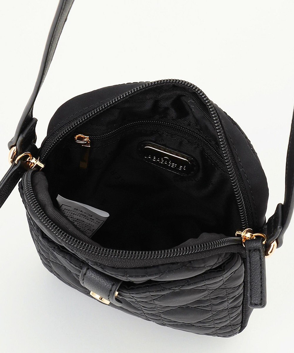 LA BAGAGERIE グリッドキルティングミニショルダー 