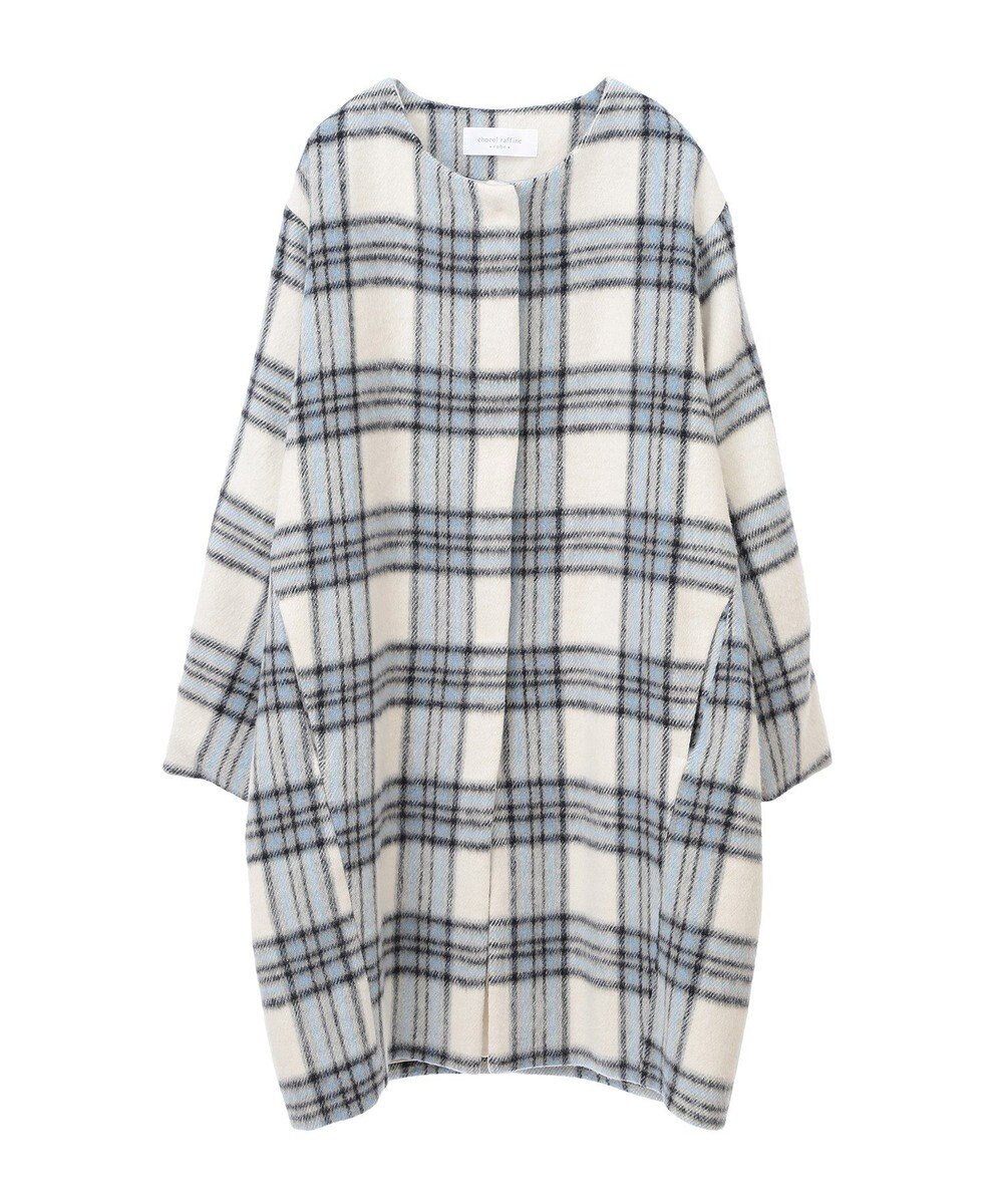 Green Parks シャギーノーカラーコート 