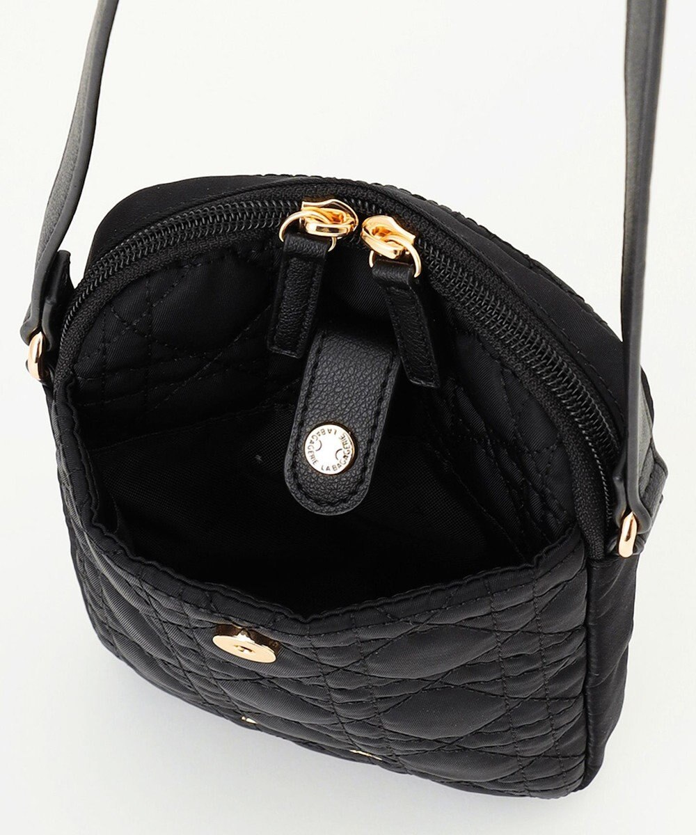 LA BAGAGERIE グリッドキルティングミニショルダー 