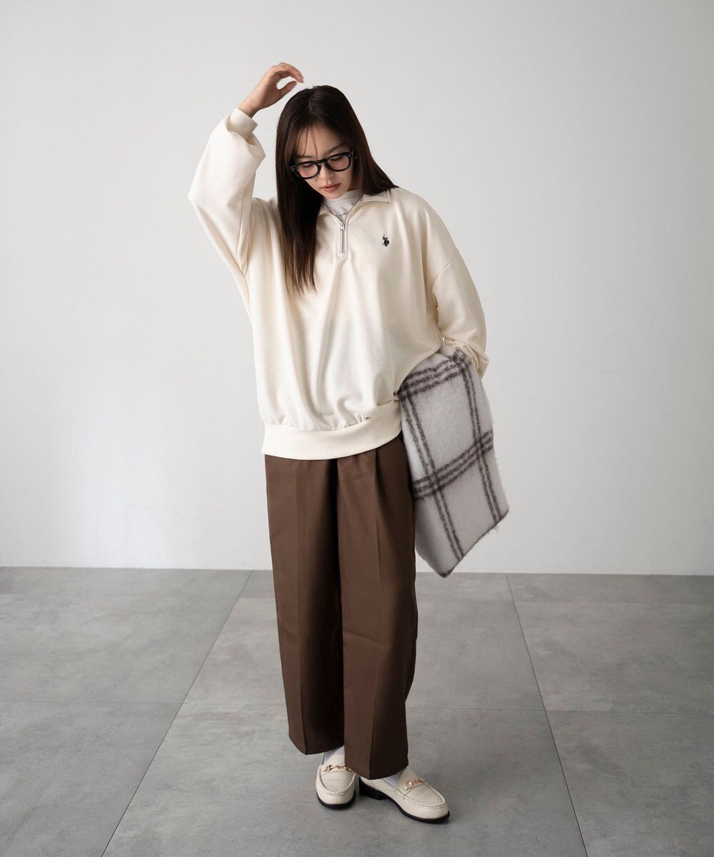 WEGO 【WEB限定/25年秋冬新作/ユニセックス着用ITEM】別注USPOLOハーフZIPPO 