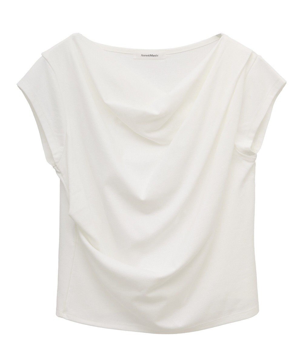 Green Parks ドレープオフショルフレンチ袖Ｔシャツ 