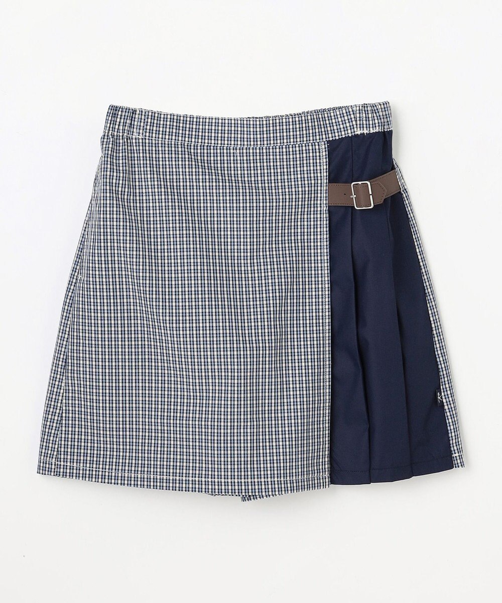 組曲 KIDS 【150-170㎝】 チェックプリーツ キュロット 