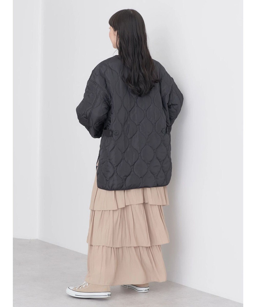 earth music&ecology キルティングハーフブルゾン 