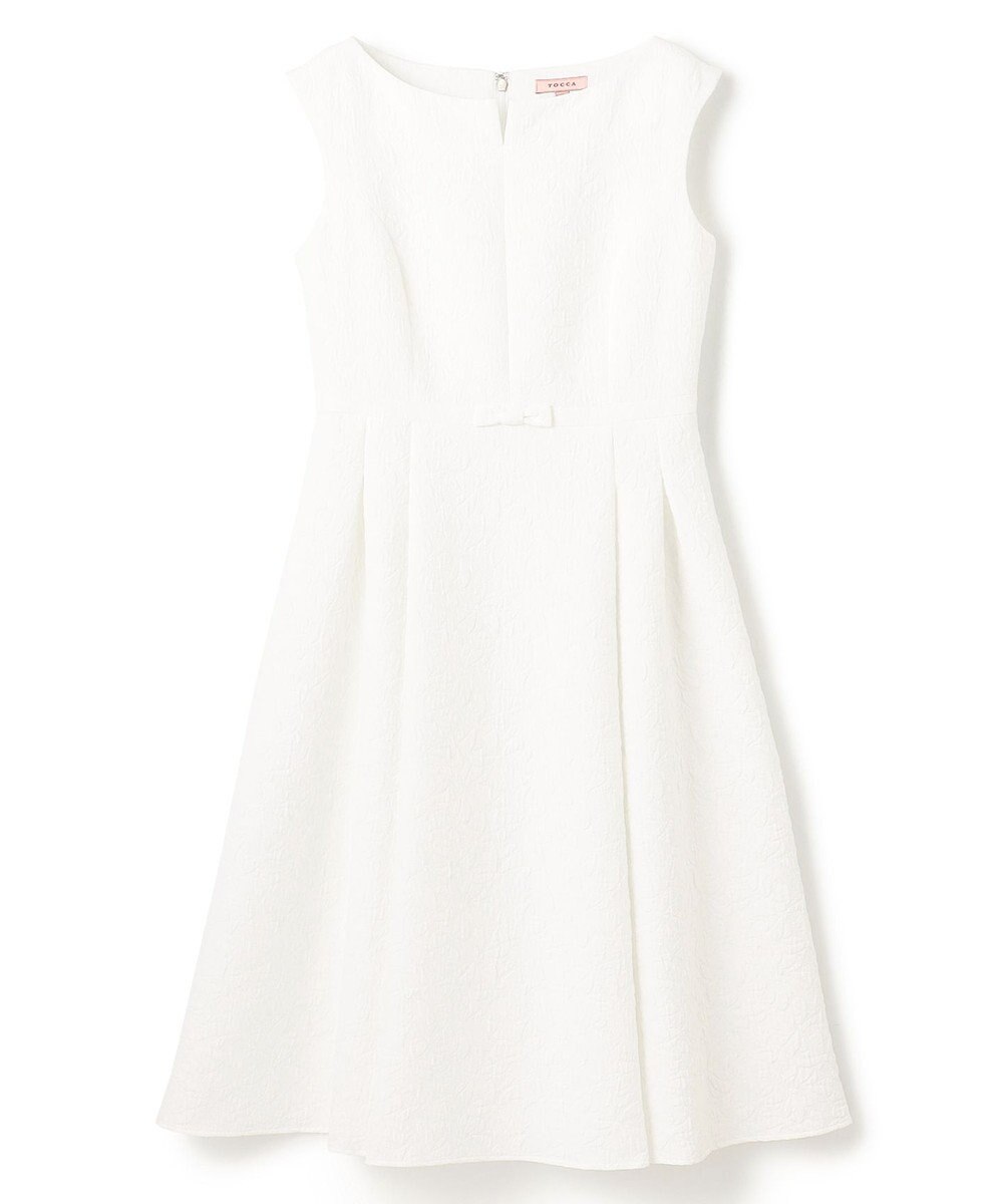 TOCCA 【WEB限定カラーあり】【消臭・洗える】RIBBON LABYRINTH JACQUARD ドレス 