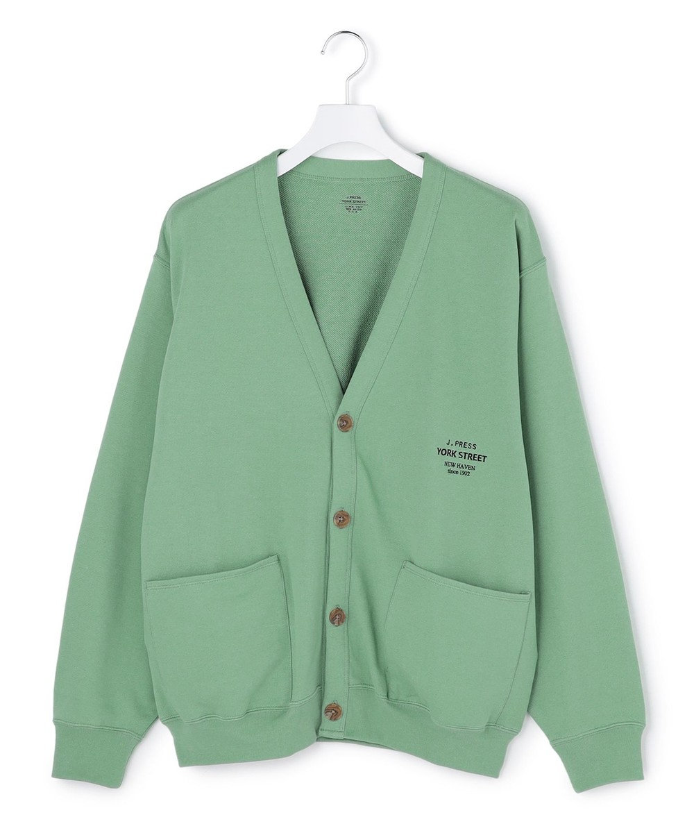 J.PRESS YORK STREET 【UNISEX】裏毛スウェット カーディガン 