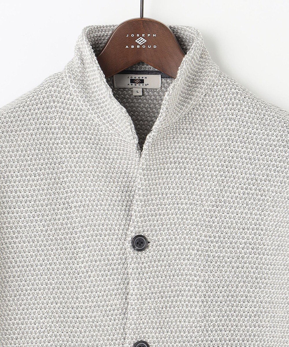 JOSEPH ABBOUD 【キングサイズ・軽くて洗える】ストローヤーンニット カーディガン 