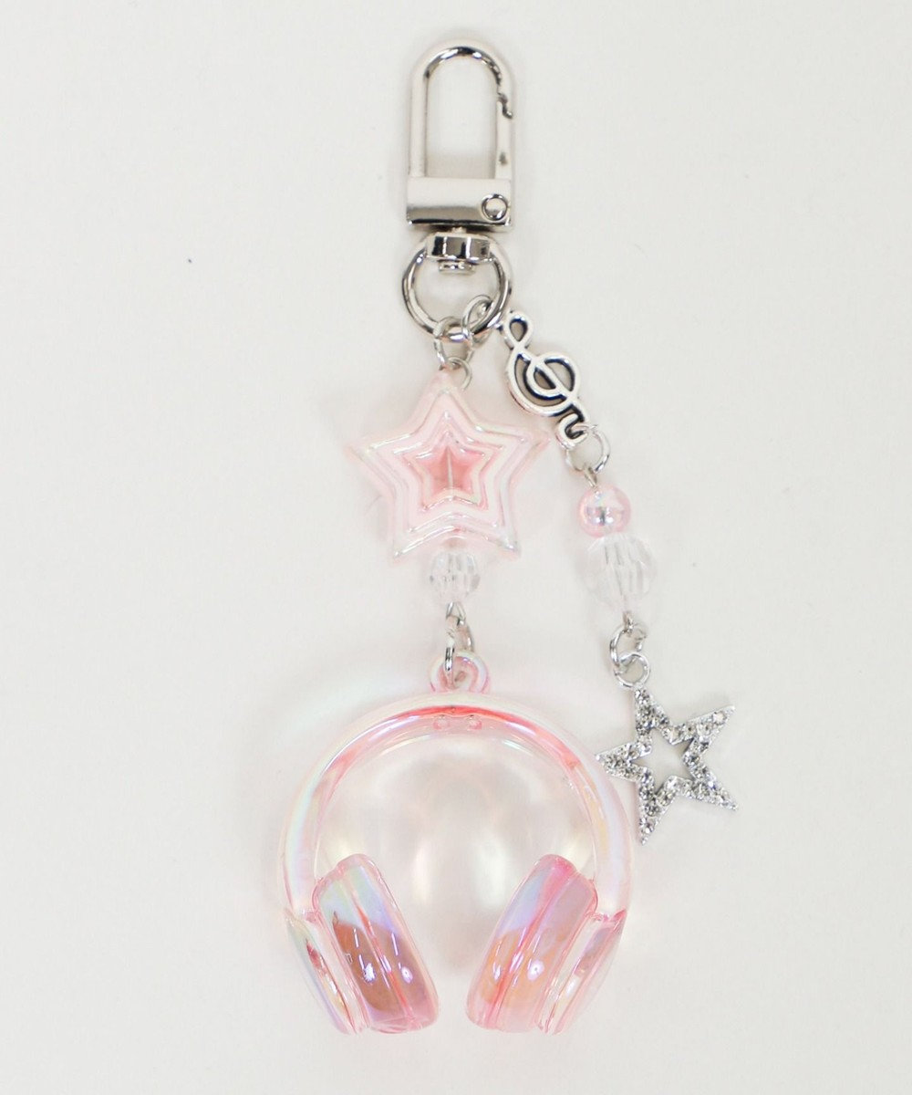 WEGO オーロラクリアヘッドホンキーホルダー 