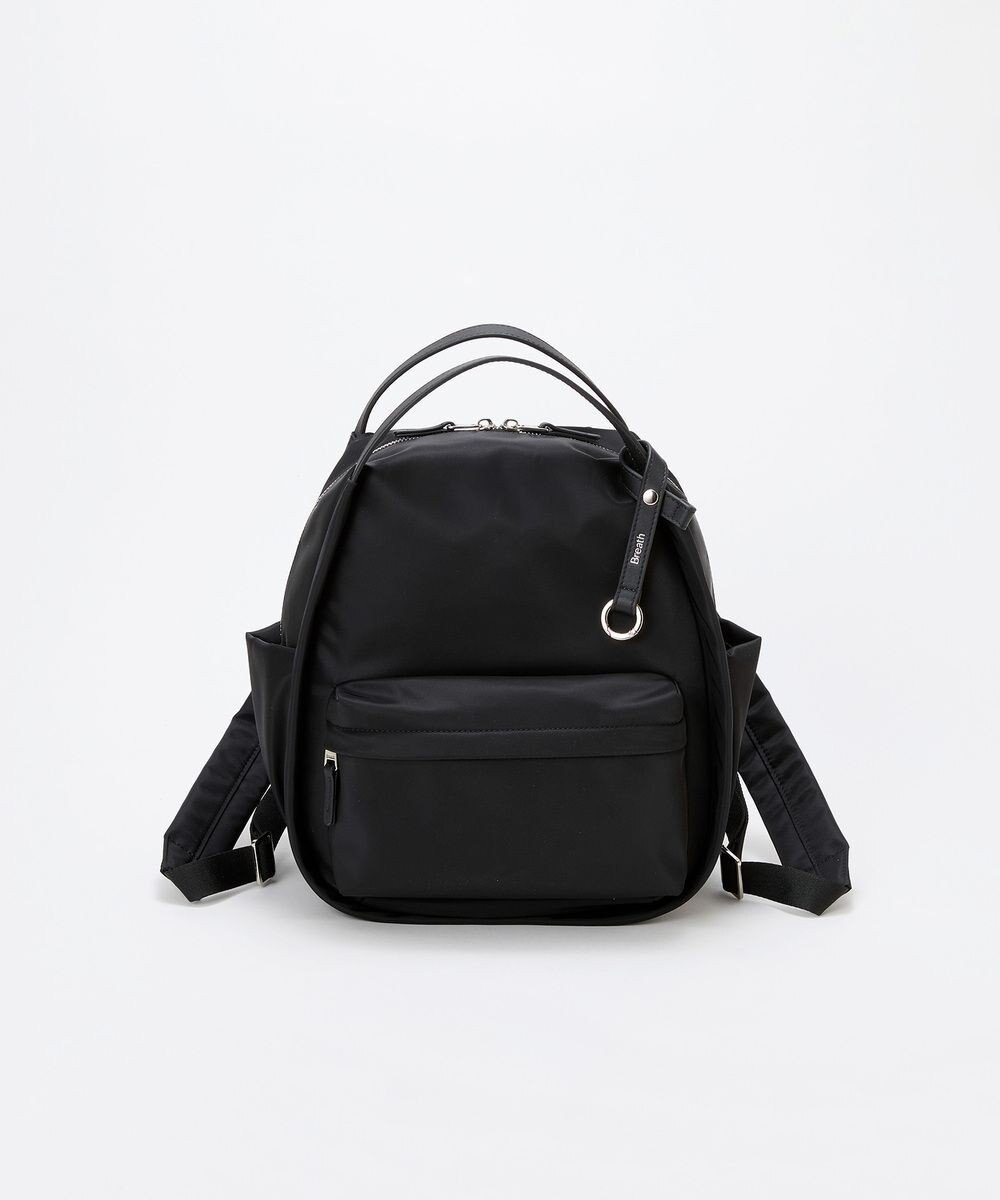 TOPKAPI 【Breath TOPKAPI】【撥水】ツヤ ナイロン レザーハンドル ミニ リュック 