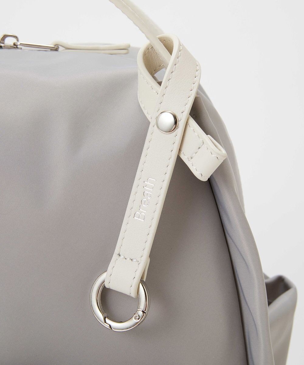 TOPKAPI 【Breath TOPKAPI】【撥水】ツヤ ナイロン レザーハンドル ミニ リュック 