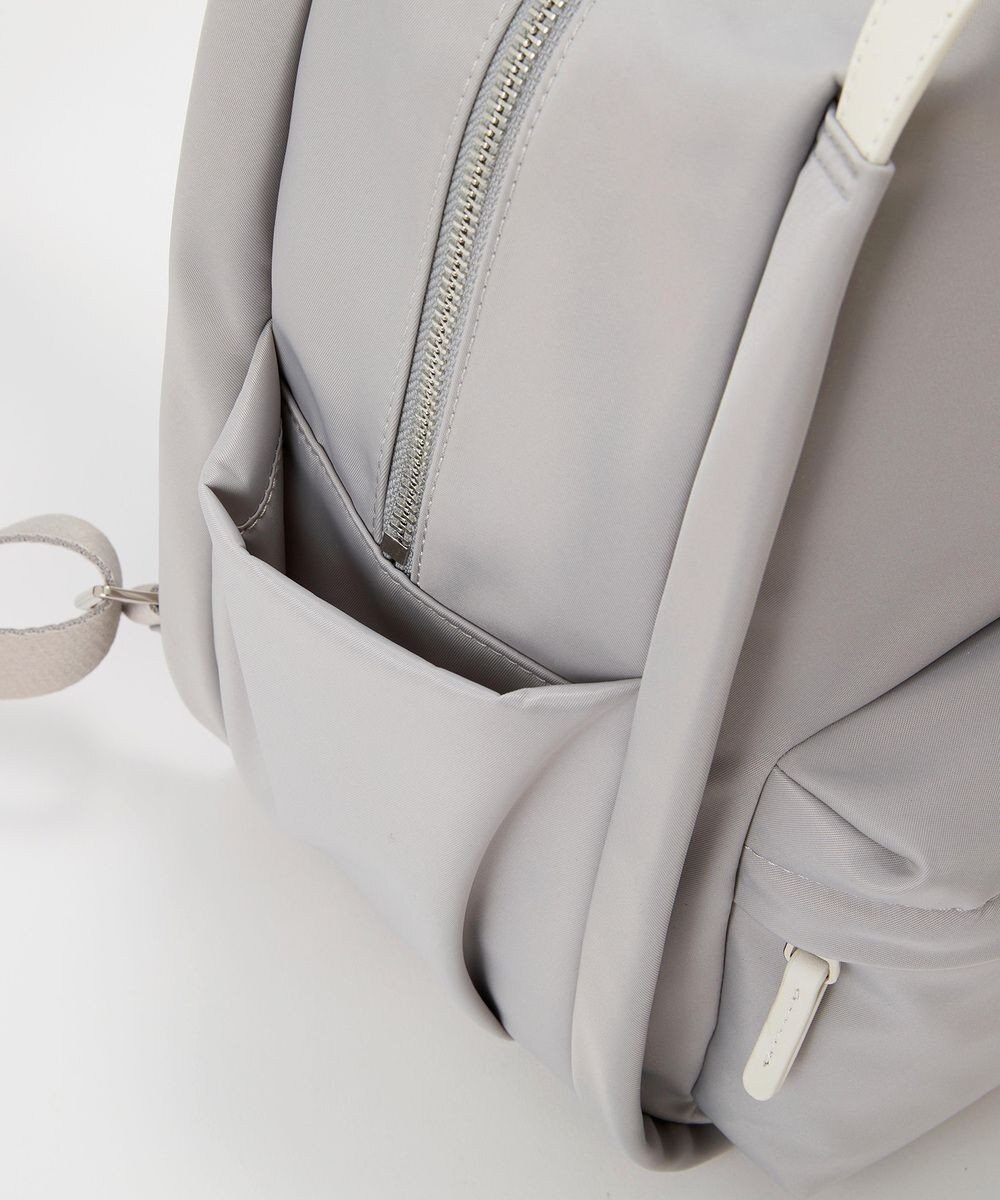 TOPKAPI 【Breath TOPKAPI】【撥水】ツヤ ナイロン レザーハンドル ミニ リュック 