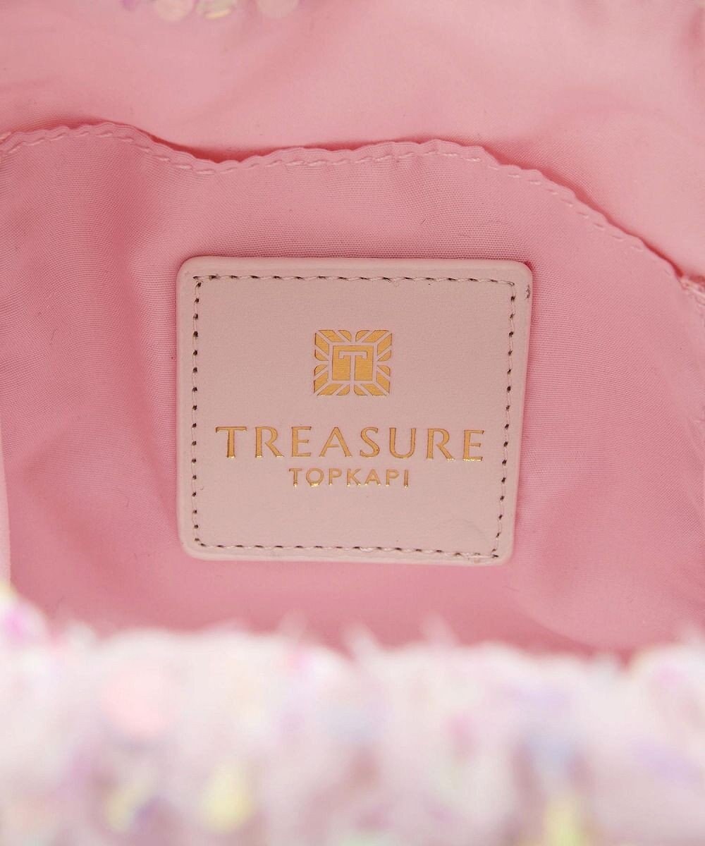 TOPKAPI 【TREASURE TOPKAPI】スパンコール エンブロイダリー刺繍 巾着 バッグ / ポーチ 