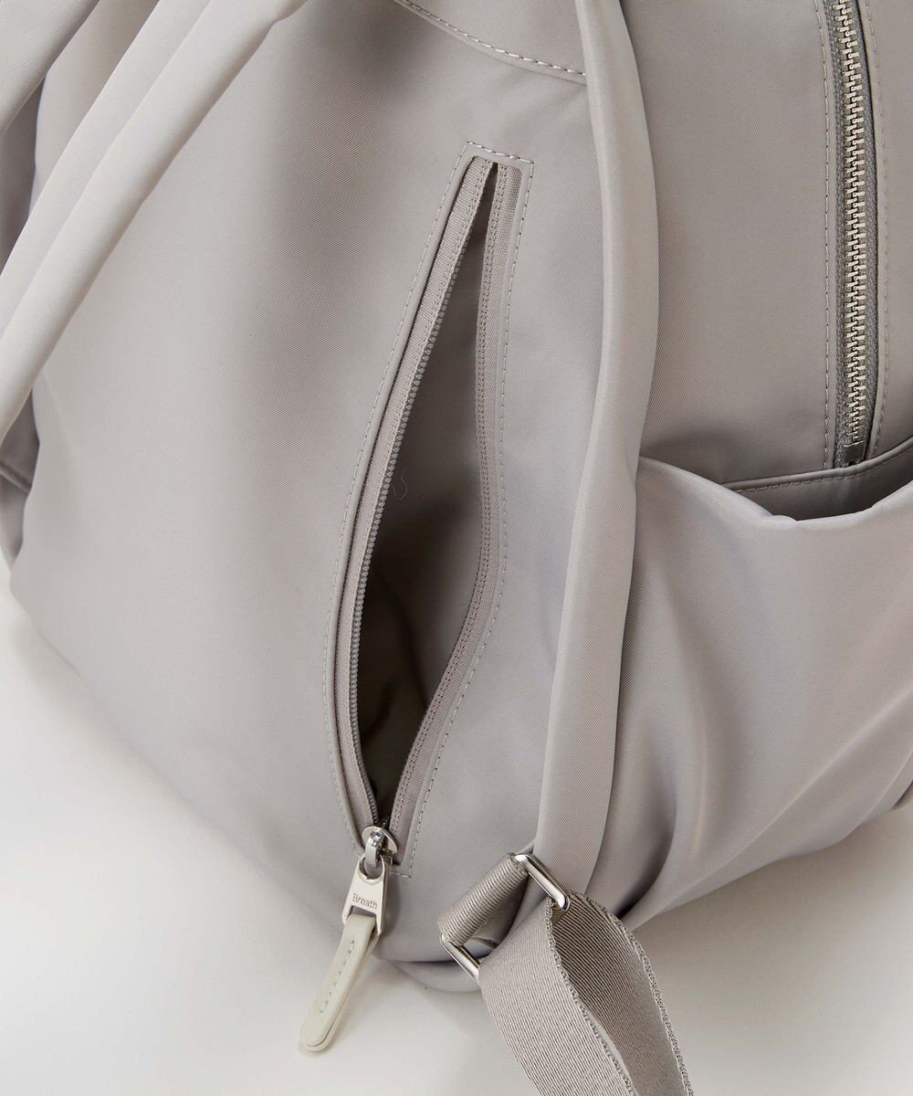 TOPKAPI 【Breath TOPKAPI】【撥水】ツヤ ナイロン レザーハンドル ミニ リュック 