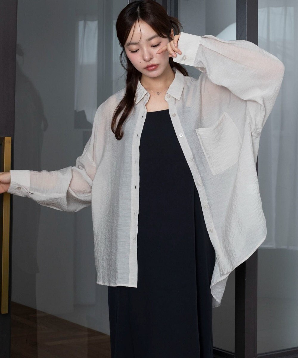 WEGO 【2026年春夏新作】シアーシャツ 