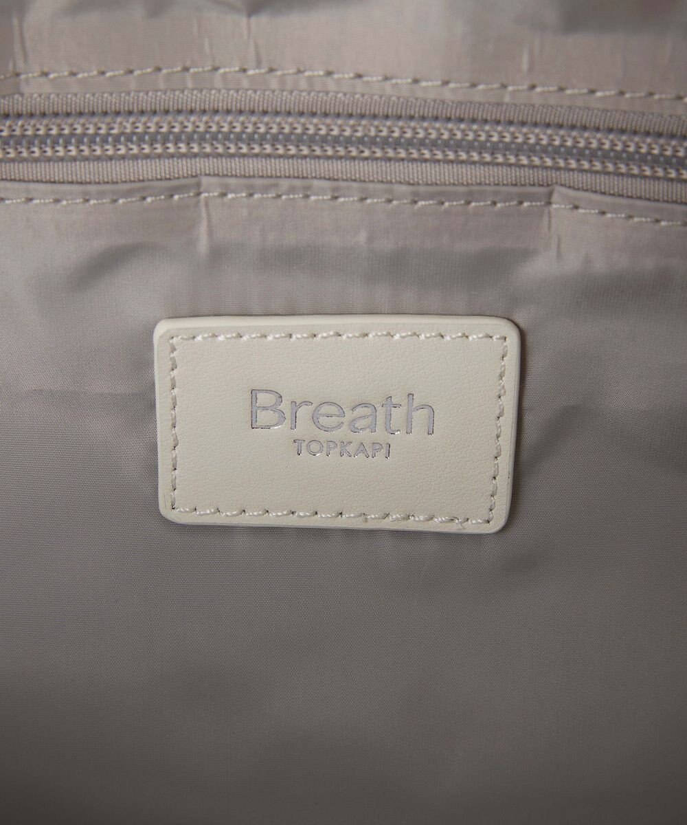 TOPKAPI 【Breath TOPKAPI】【撥水】ツヤ ナイロン レザーハンドル ミニ リュック 