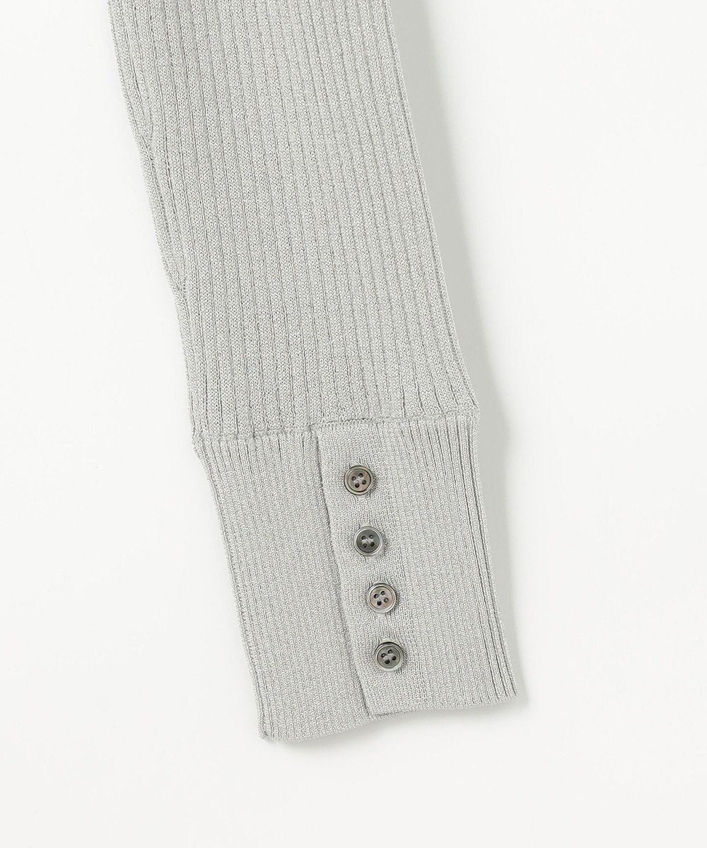 組曲 ラメリブポロ襟 ニット 