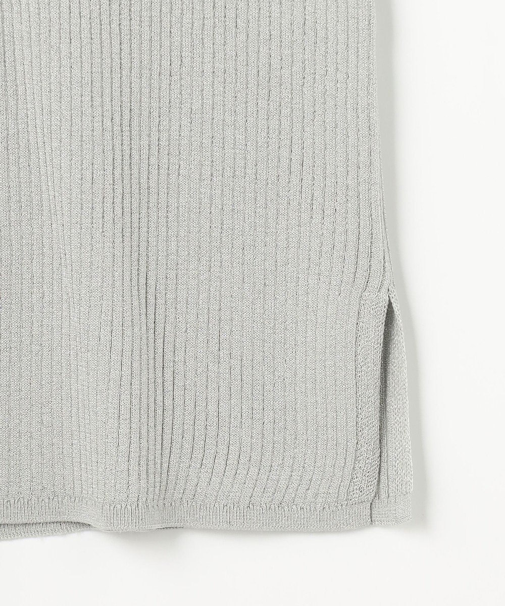 組曲 S ラメリブポロ襟 ニット 