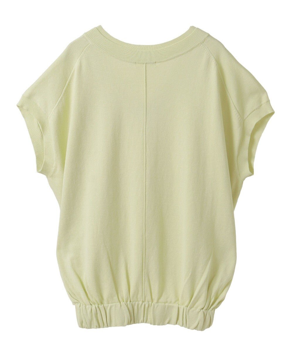 CRAFT STANDARD BOUTIQUE バックギャザーＶネックニットベスト 