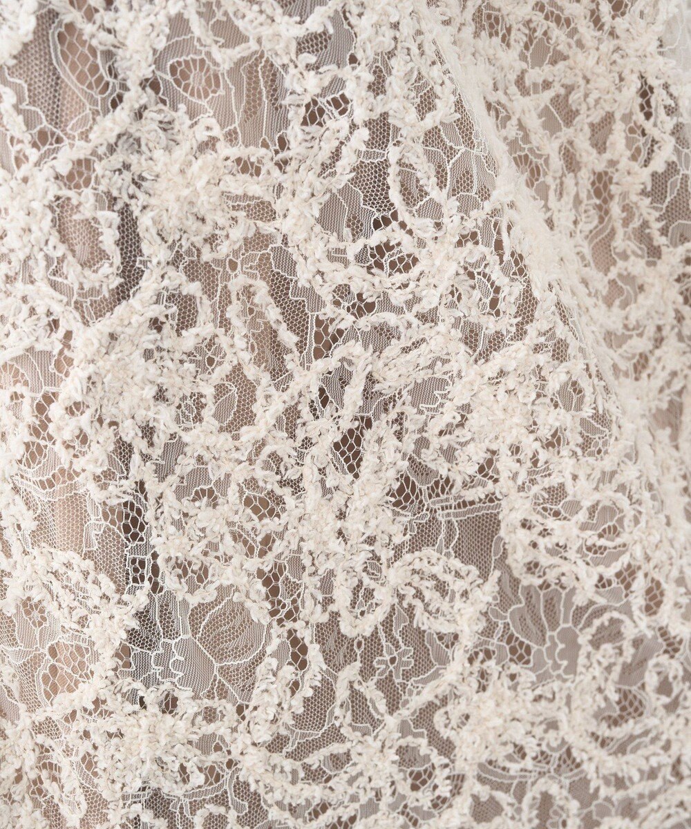 earth music&ecology モールレースラップスカート 