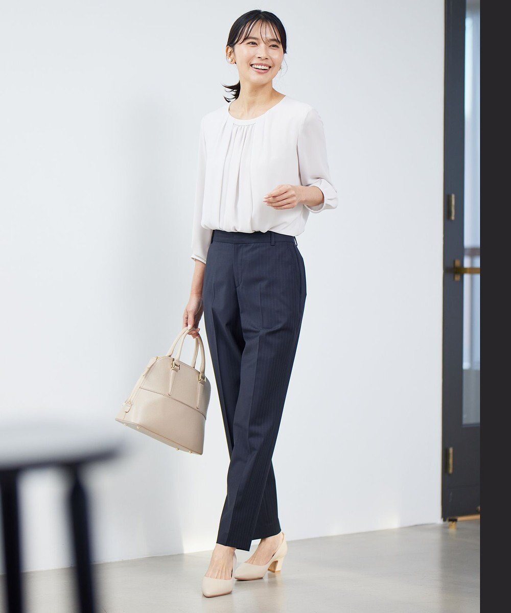 23区 S 【セットアップ対応】ファインネスウール テーパード パンツ 