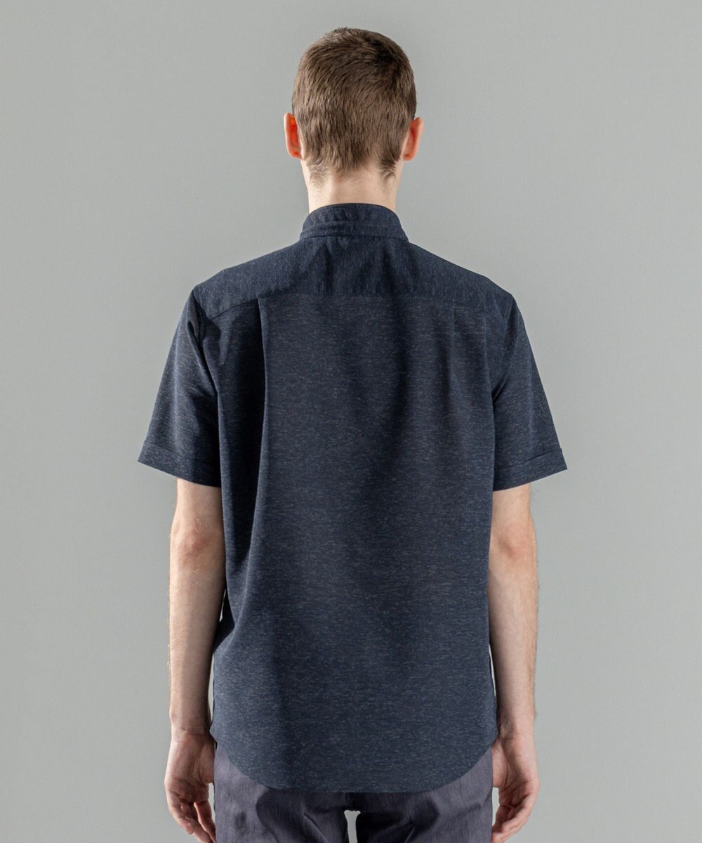 JOSEPH HOMME 新素材【軽量/通気性/清涼感/洗える/ストレッチ】レノクロスストレッチ　ウィングカラー半袖シャツ 