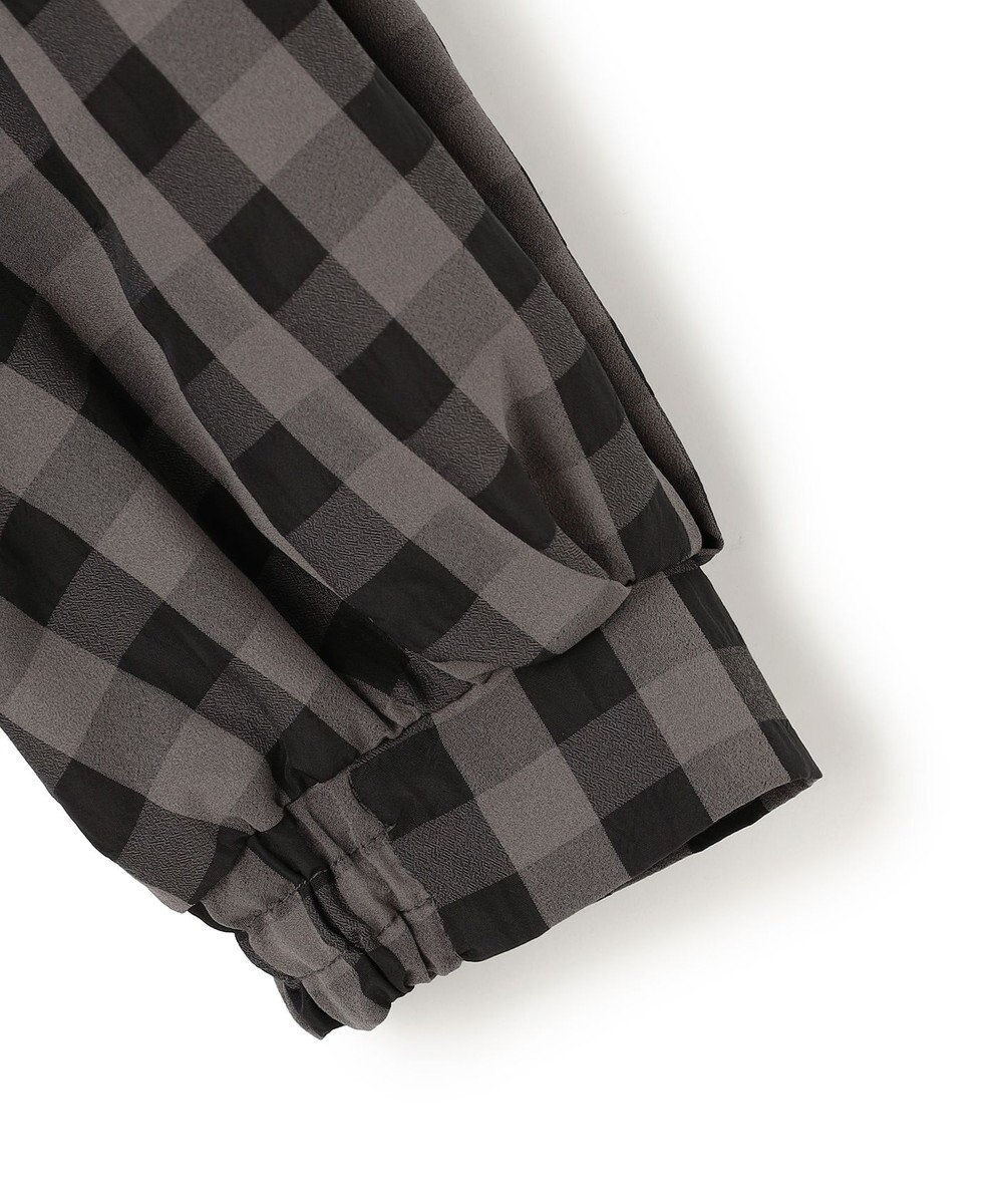 23区 L 【WEB&一部店舗限定】ブロックチェック フリル ブラウス 