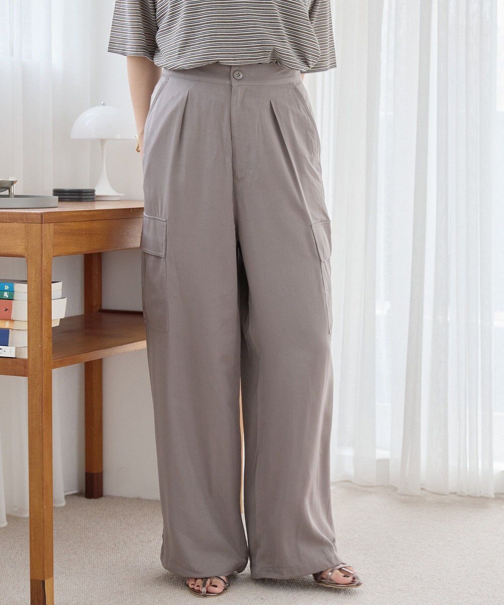 AMERICAN HOLIC サテンカーゴパンツ 