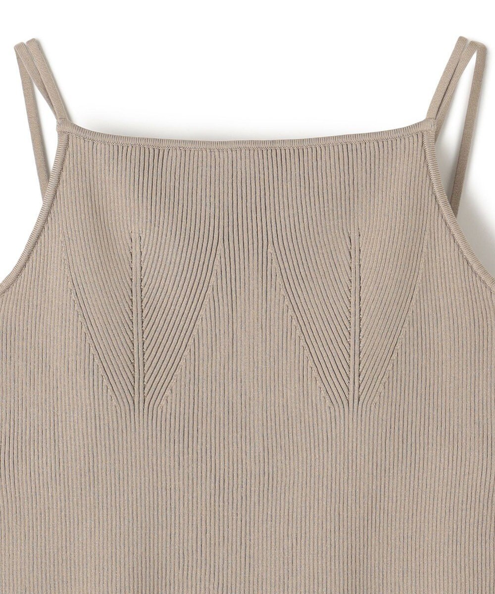 uncrave リブニット カップ付きキャミソール 