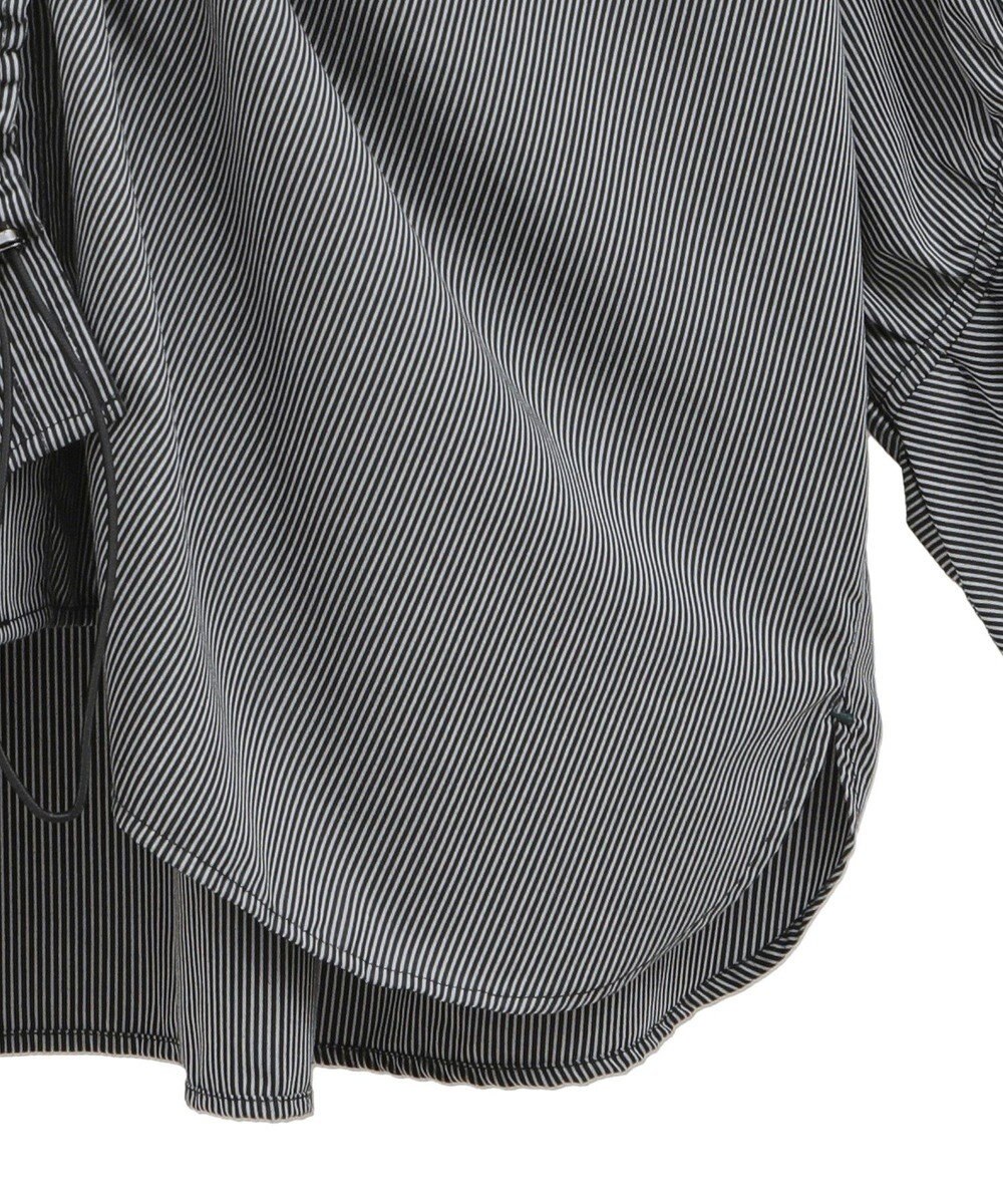 YECCA VECCA ドロストデザインギャザーシャツ 