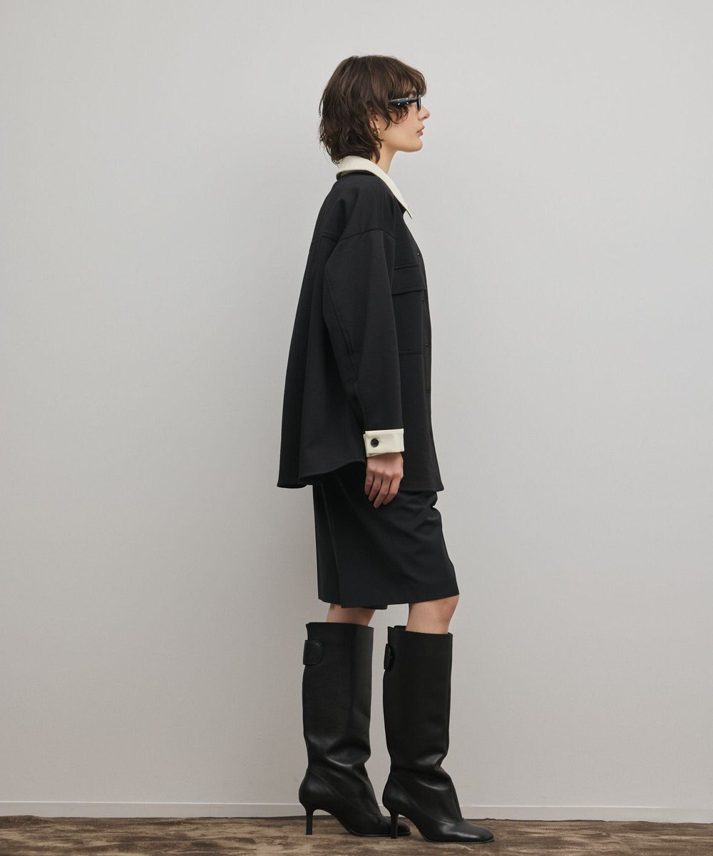 GRACE CONTINENTAL スーツ地ハーフパンツ 