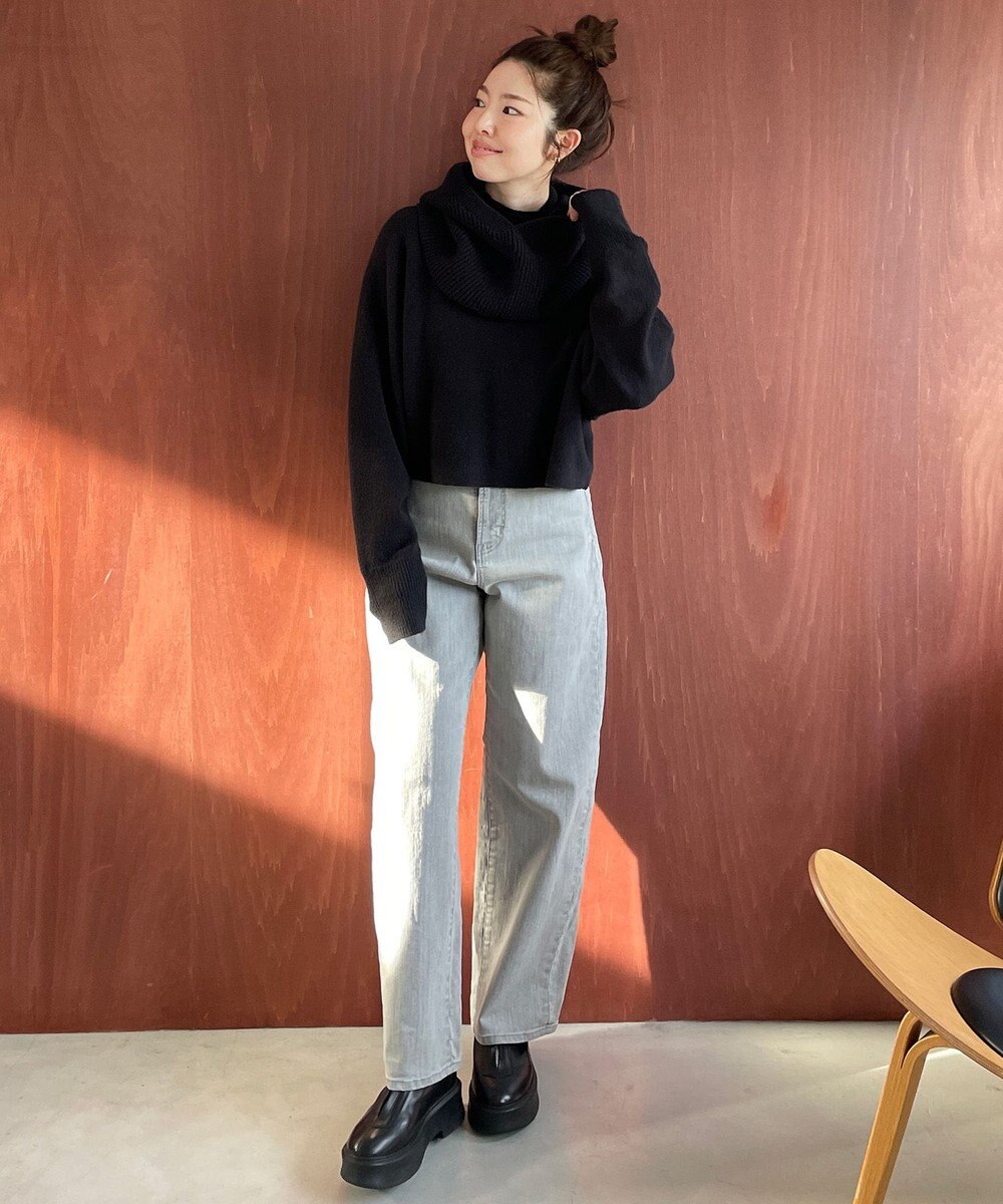 UNFILO 【洗える】ふわふわニット バラクラバ 