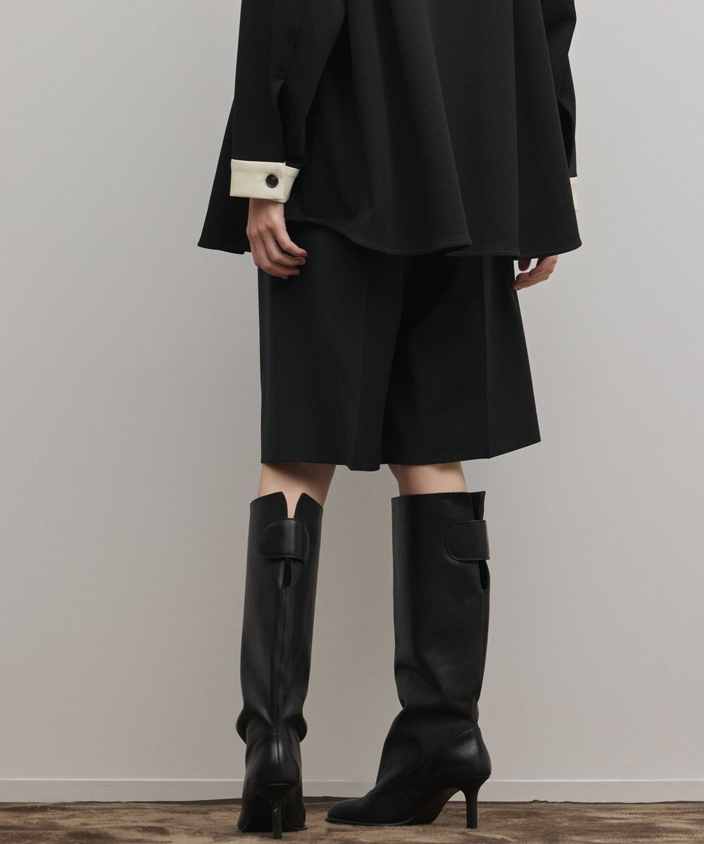 GRACE CONTINENTAL スーツ地ハーフパンツ 