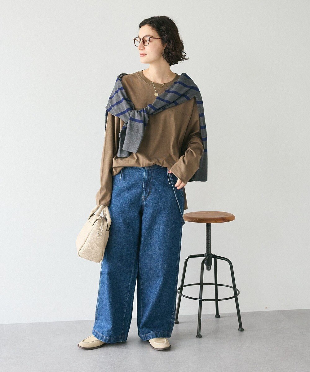 CRAFT STANDARD BOUTIQUE ワンポイント刺繍長袖チュニック 