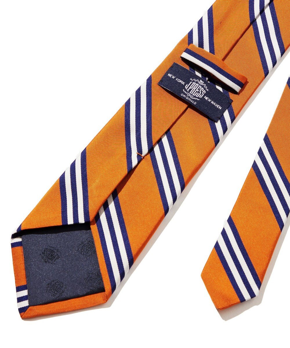 J.PRESS MEN 【J.PRESS ORIGINALS】Silk W-rep Regimental Tie / Japan Made 
