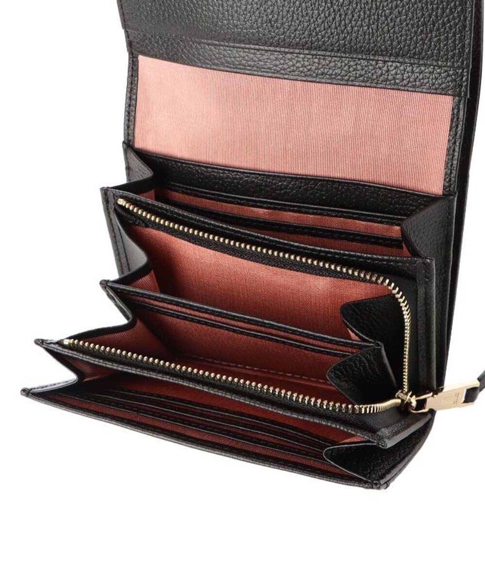 LANVIN en Bleu サンドニ 二つ折り中Lファスナー財布 