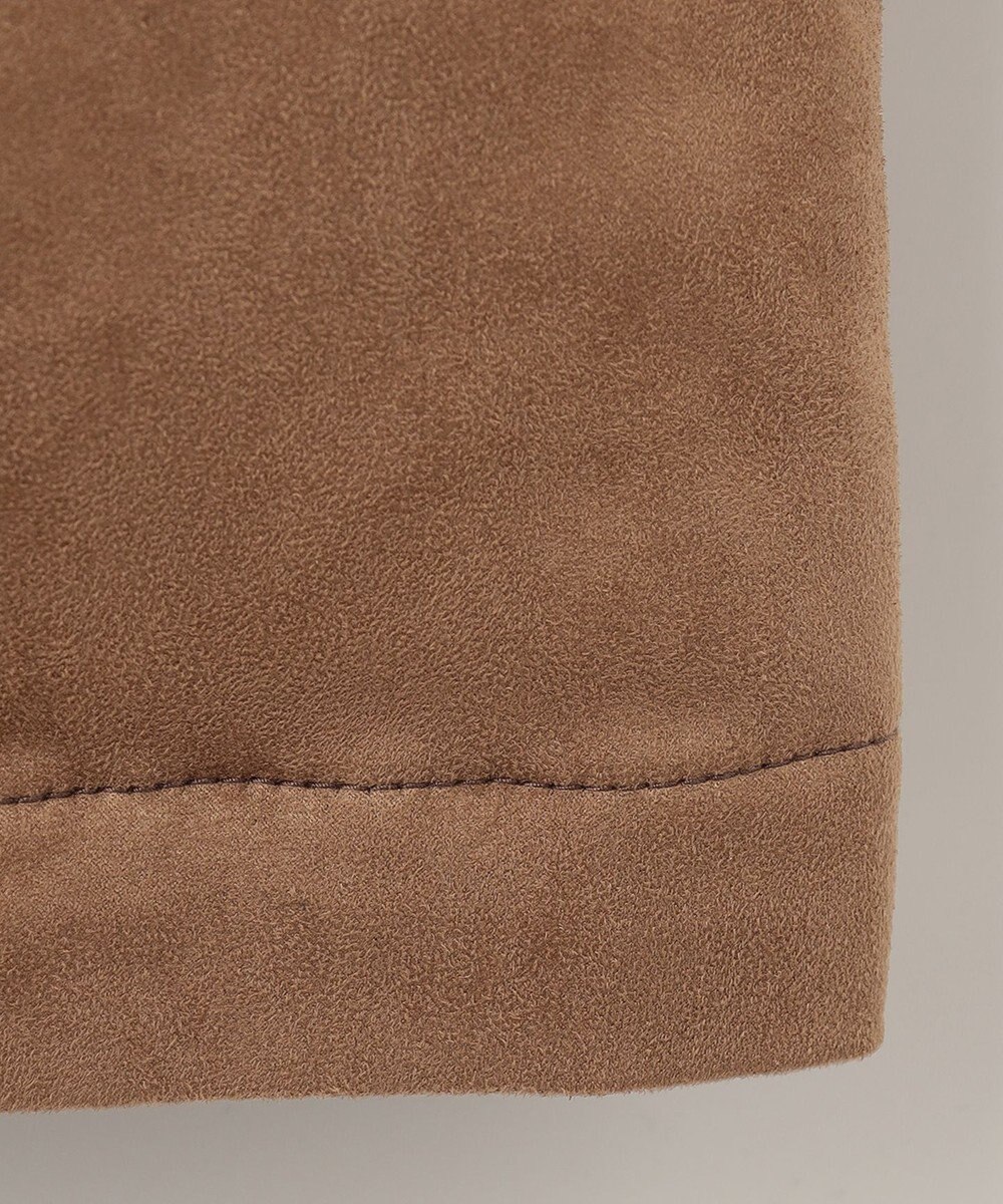 JOSEPH ABBOUD 【キルトレスダウン】ナチュラルダイスウェード ダウンコート 