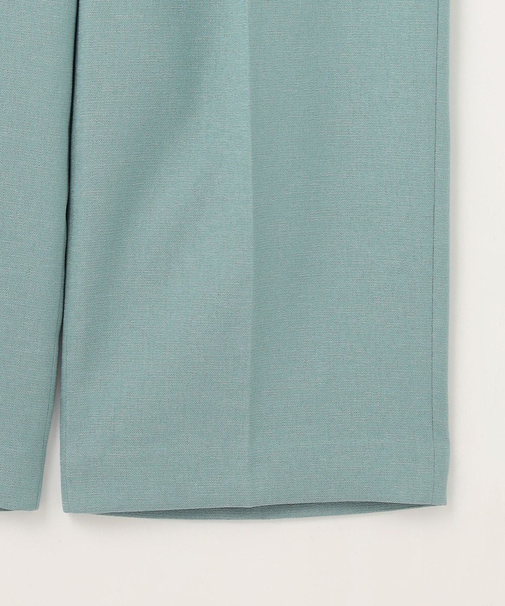 自由区 【カタログ掲載・ご好評につき新色追加・セットアップ対応】リネンライクシンセティックワイドストレート パンツ 