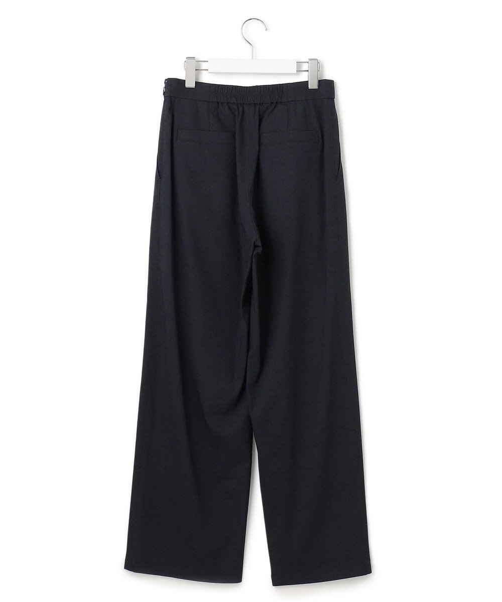 23区 【洗える】リネンヴィスコースストレッチ マリンパンツ 