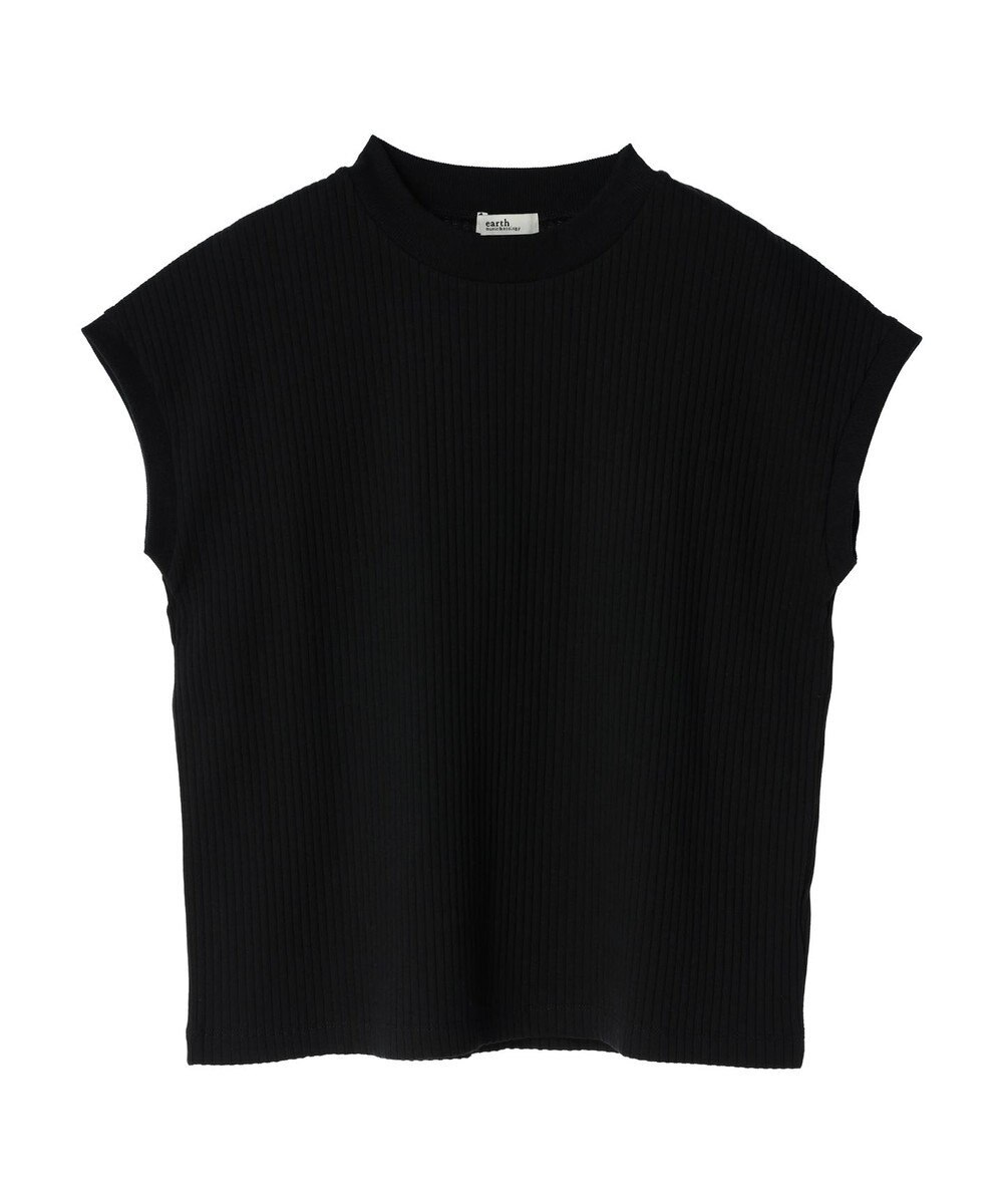 earth music&ecology フレンチスリーブリブプルオーバー 
