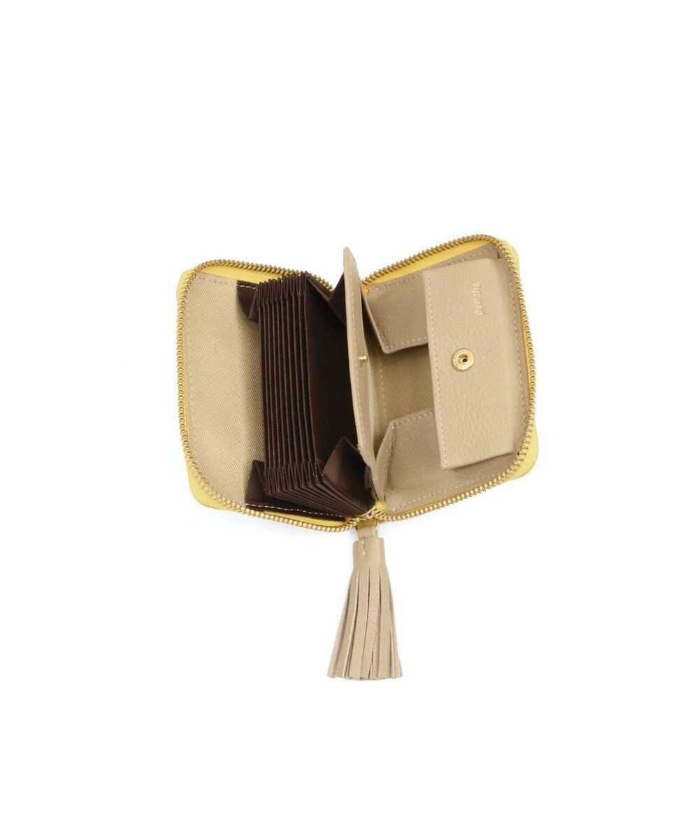 UNBILLION ペルケ perche / ドット型押し・ジャバラカードウォレット 