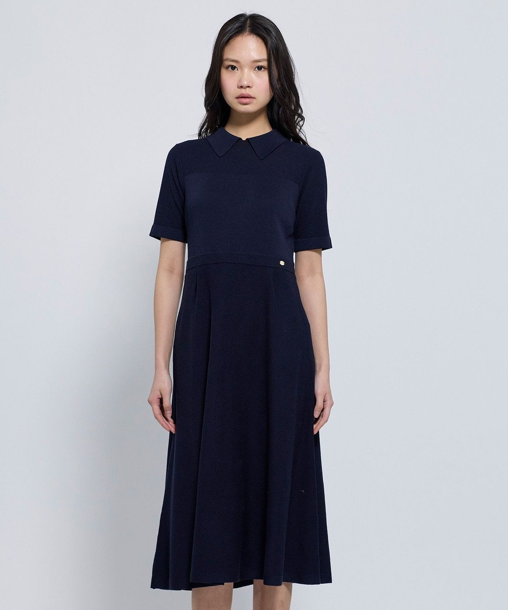 TOCCA 【WEB限定】HONEYCOMB MESH KNIT ニットドレス 