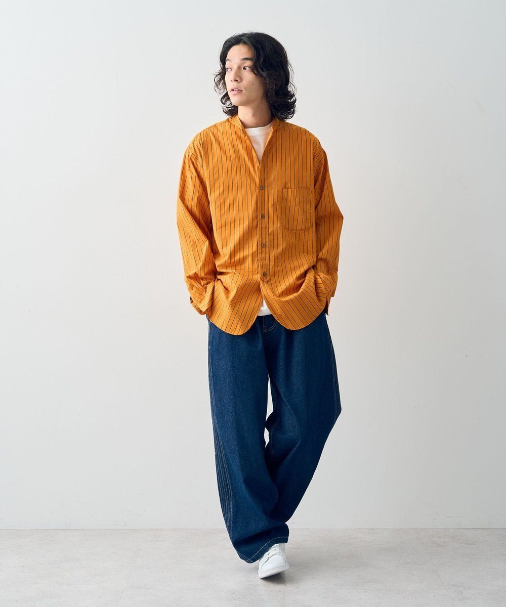 CRAFT STANDARD BOUTIQUE 【ユニセックス】デニム2タックワイドテーパードパンツ 