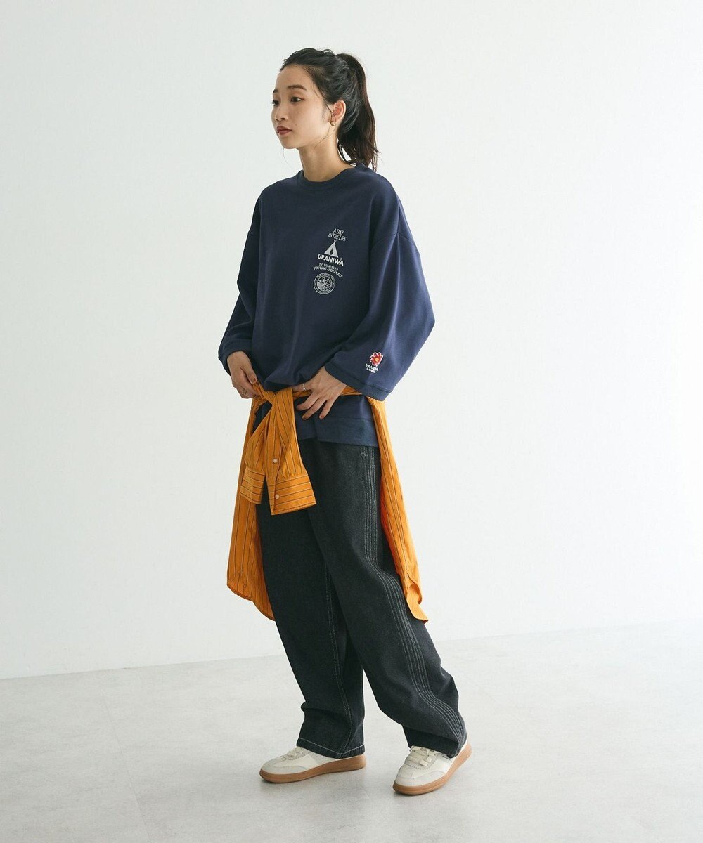 CRAFT STANDARD BOUTIQUE 【ユニセックス】デニム2タックワイドテーパードパンツ 