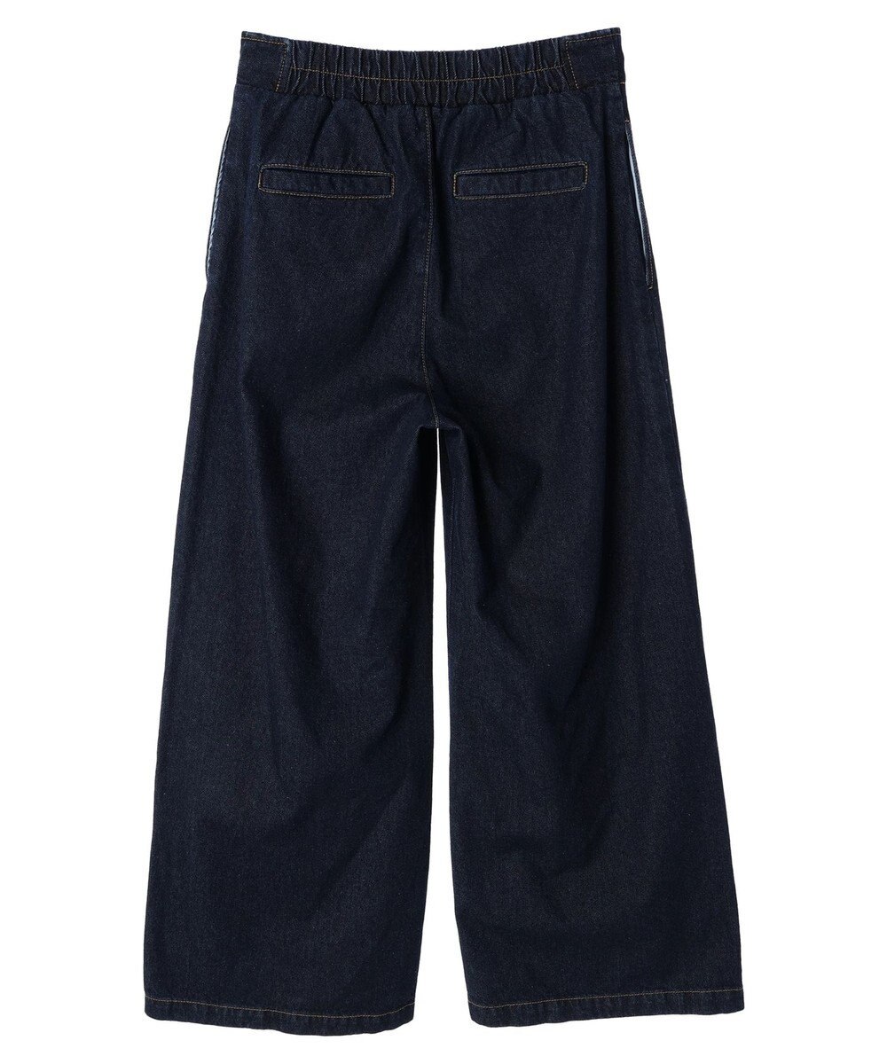 earth music&ecology ボタンフライワイドデニムパンツ 