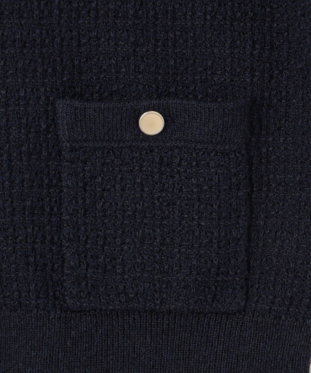 J.PRESS LADIES L 【洗える】DAILY TWEED ニット アウター 