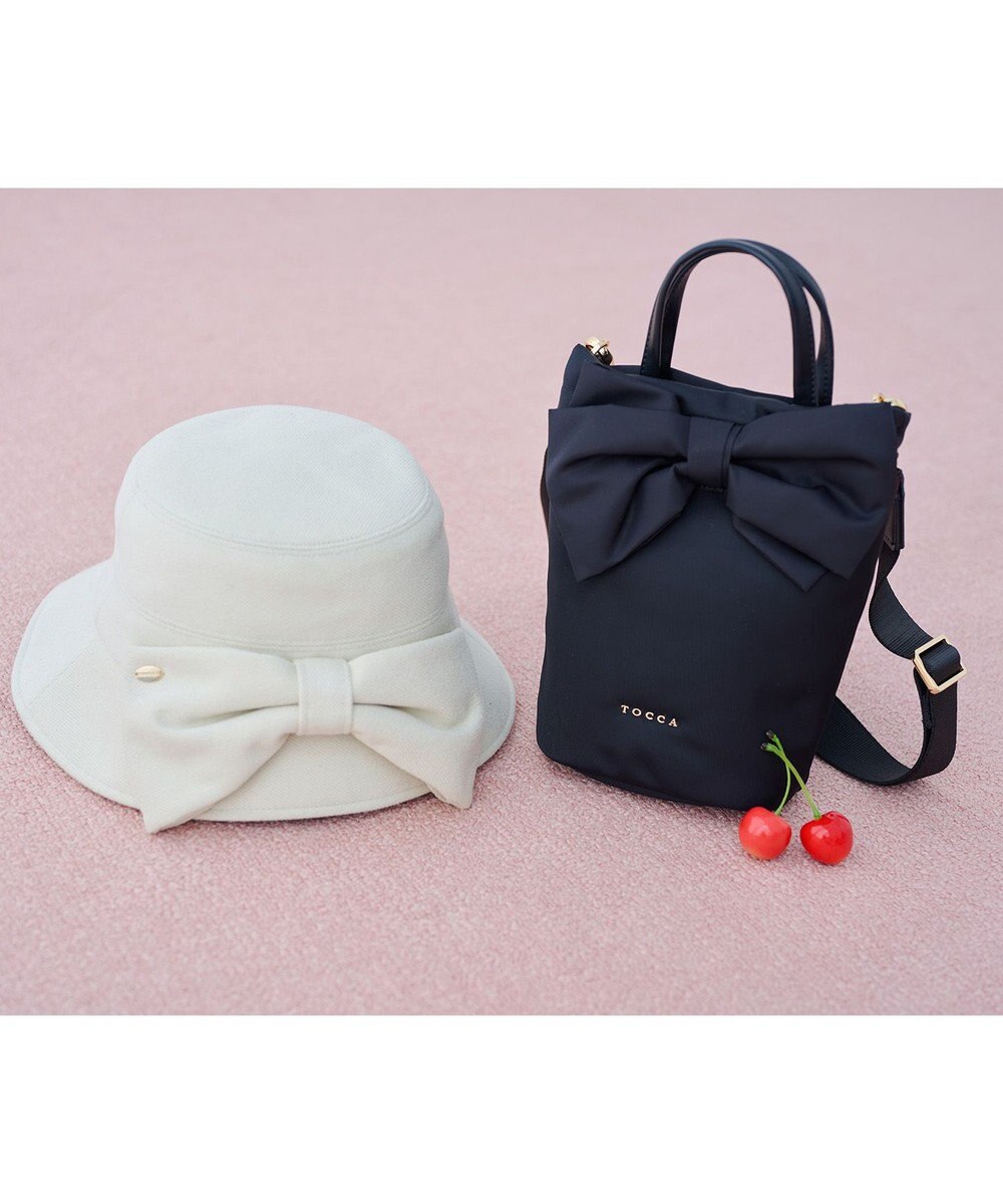TOCCA 【サイズ調整可】RIBBON KNOT WOOLY BUCKETHAT バケットハット 