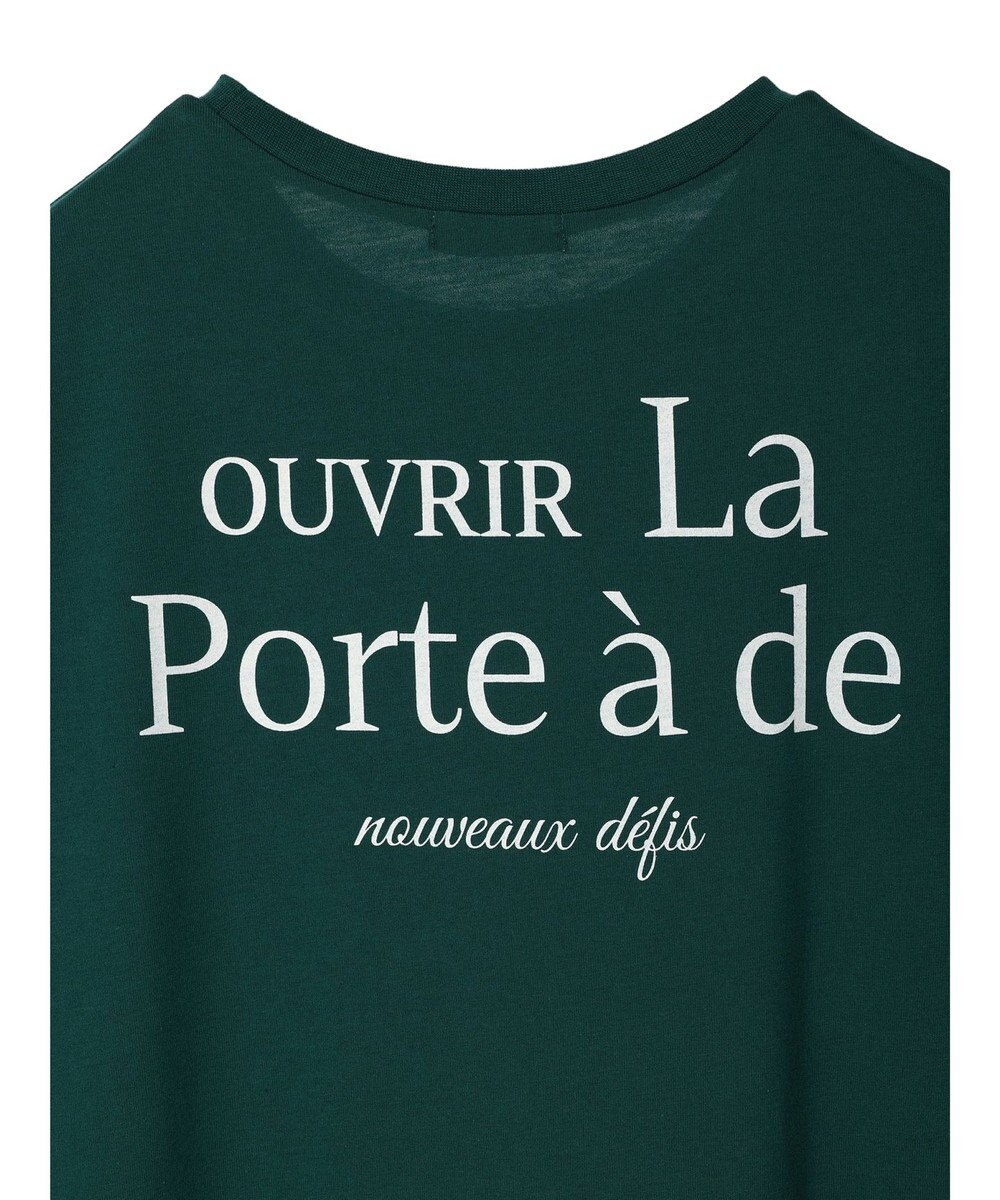 earth music&ecology バックロゴティアードワンピース 