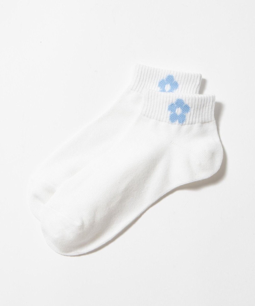 WEGO フラワーショートソックス 