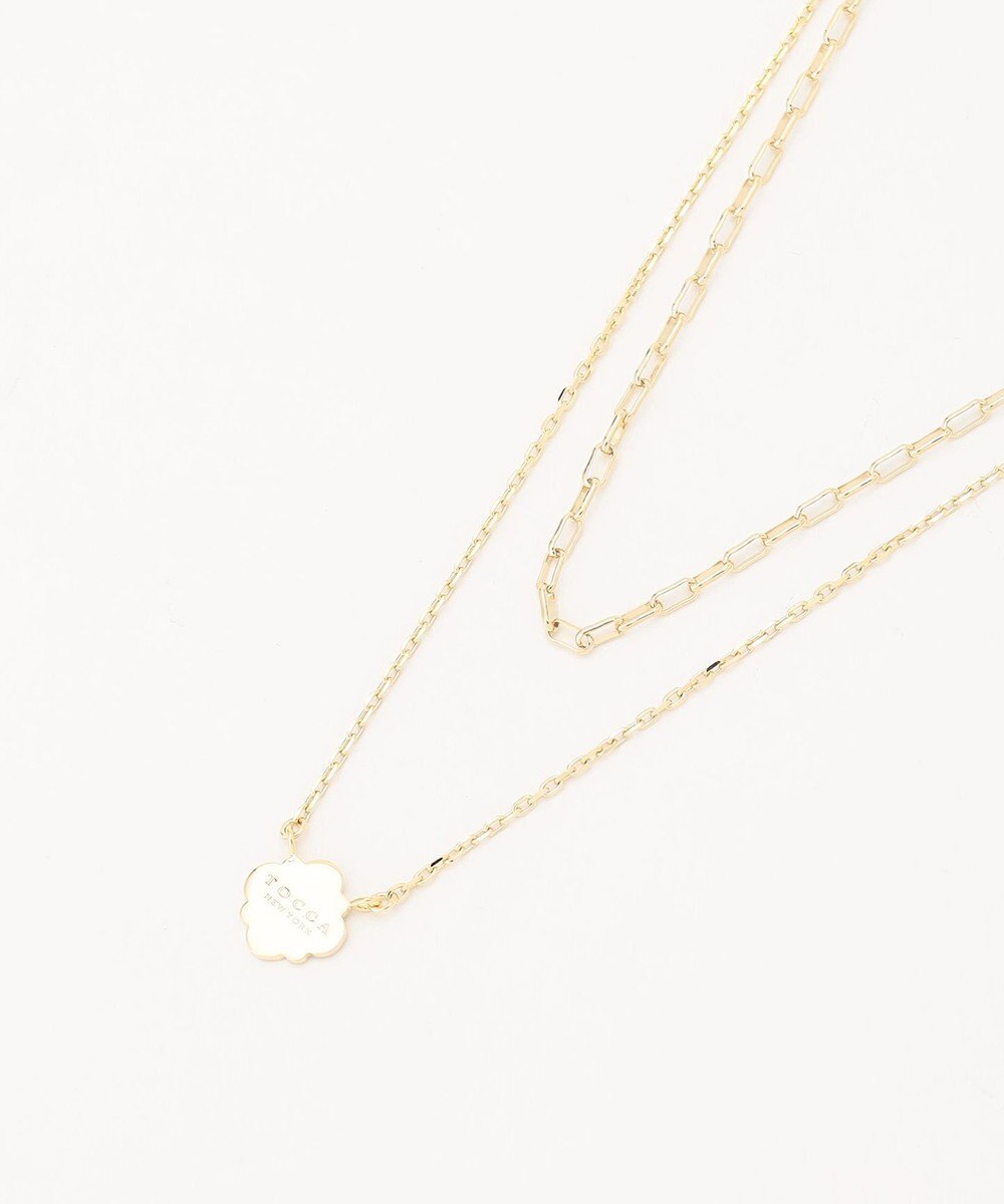 TOCCA LOGO CLOVER LAYERED NECKLACE ネックレス 