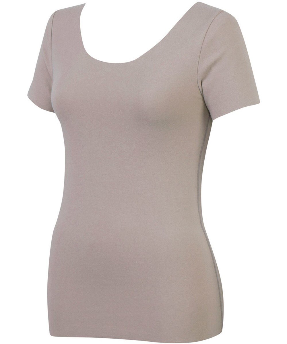 Wing あったかインナー 綿100％(肌側) アウターにひびきにくい ムレにくい 【綿の贅沢 ここちフラット】 3分袖 半袖 秋 冬 EL4372 ウイング／ワコール 