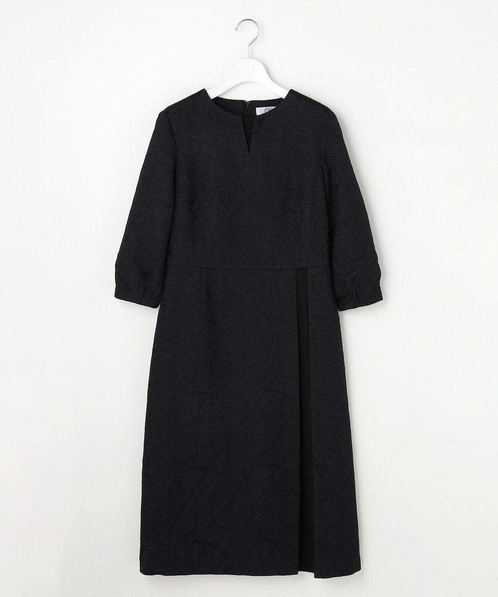 J.PRESS LADIES S ボタニカルジャガード ワンピース 